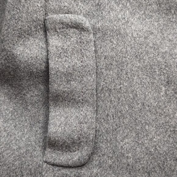 Jcrew grey double breasted wool cashmere blend spring peacoat size 6 - Picture 7 of 8